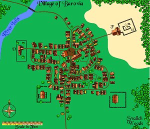 Village of Barovia Map