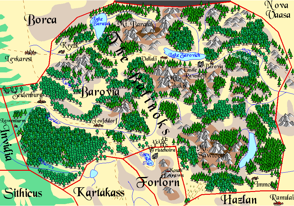 Village of barovia map village of barovia the small village of...