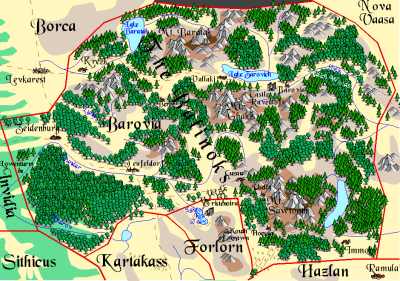 Barovia map