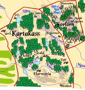 Kartakass map