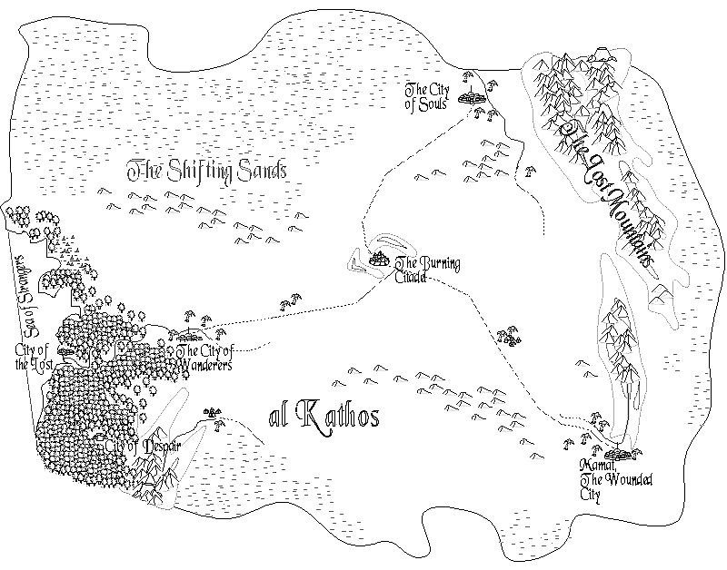 Al-Kathos map