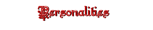 Personalities