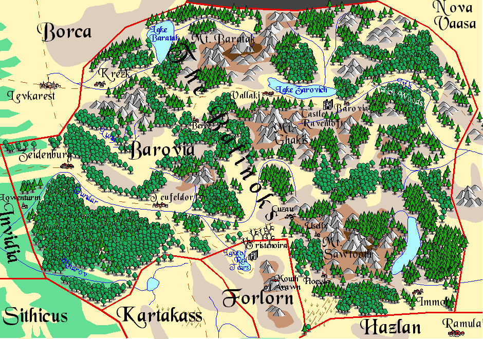 Barovia map.