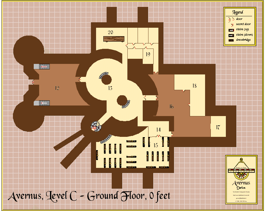 Avernus, level C, ground floor, 0 feet