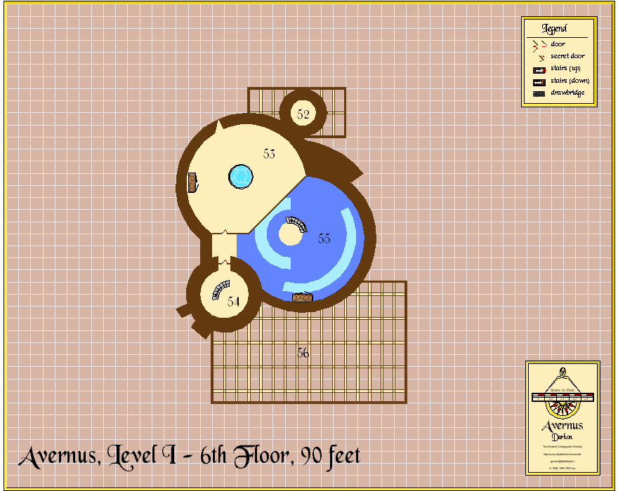 Avernus, Level I, 6th floor, 90 feet