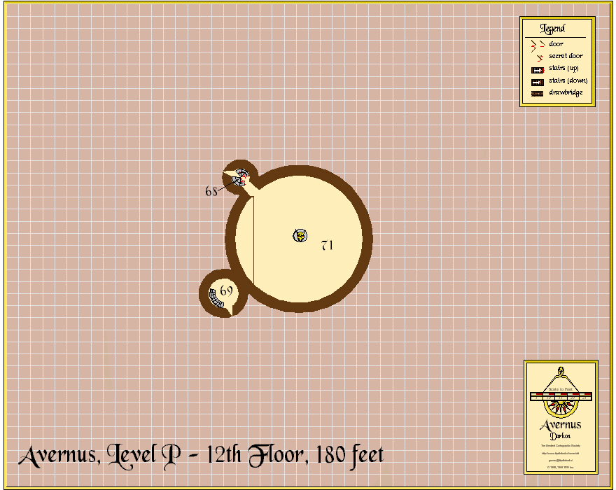Avernus, Level P, 12th floor, 180 feet
