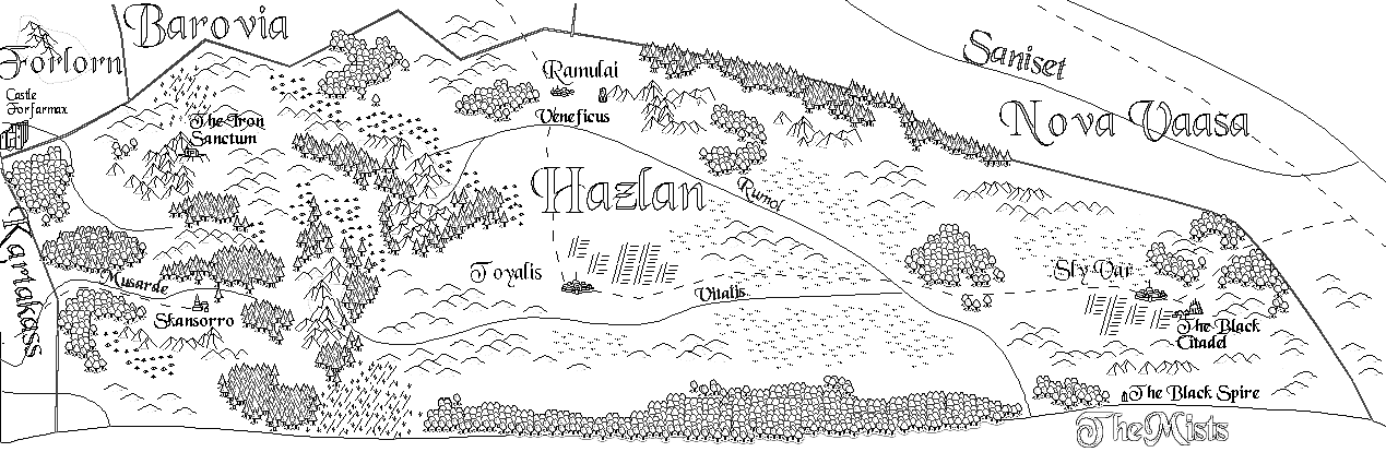 Hazlan map