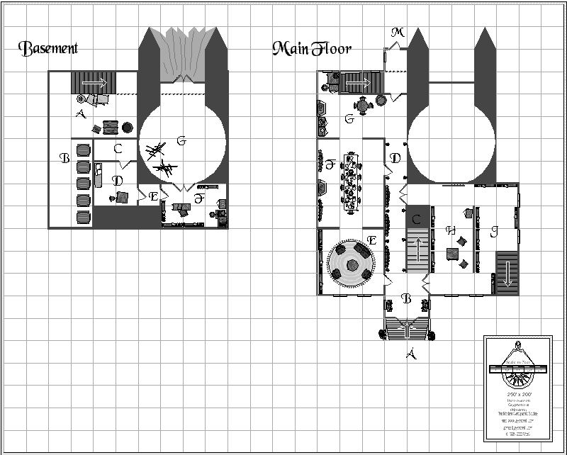 The House on Gryphon Hill - Basement/Ground Floor