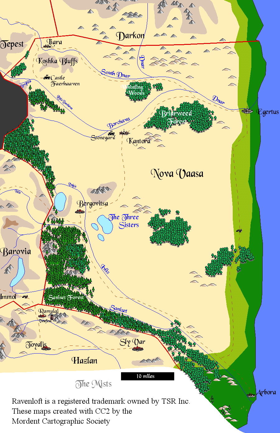 Nova Vaasa map