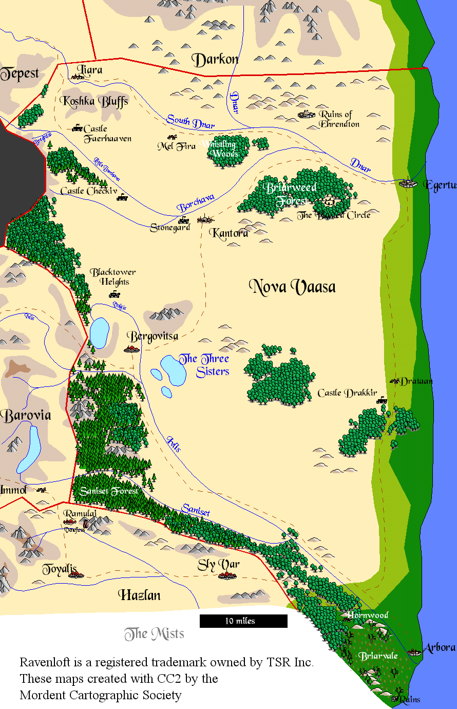 Nova Vaasa map
