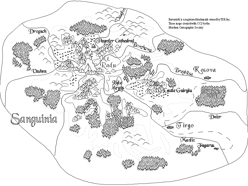 Sanguinia map