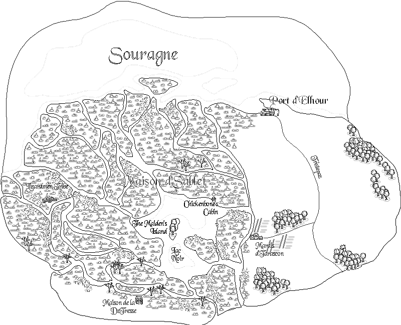 Souragne map