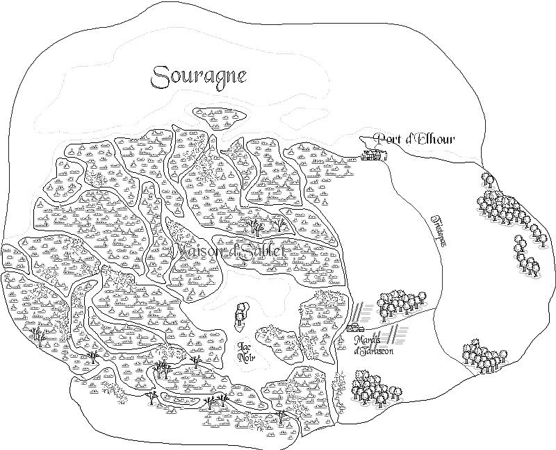 Souragne map