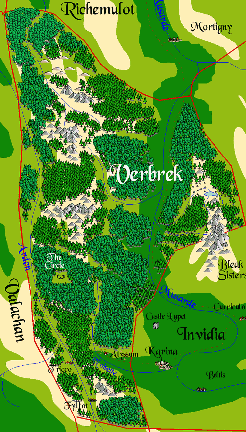 Verbrek map