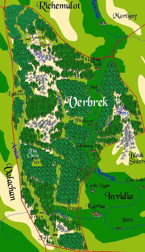 Verbrek map