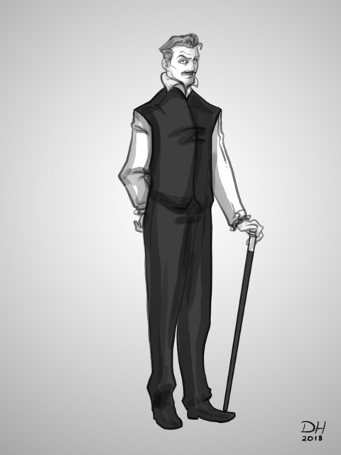 Armour? My dear fellow who would dare distress a moustache so exquisite?