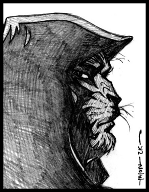 Rajaan, a werejaguar
